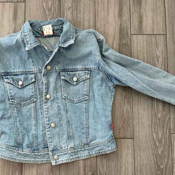 Esprit|Classic Blue Vintage Denim Jean Jacket,Size LARGE•••90’s style, staple - Picture 10 of 14